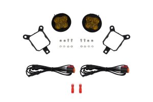 Subaru Forester Fog Light Kit - Diode Dynamics - SS3 LED Sport Type Y - Yellow - `24-`27